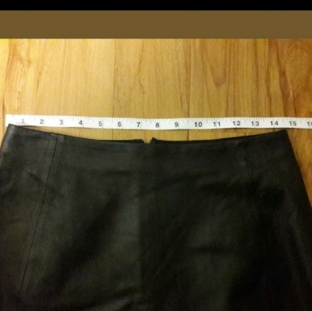 Kate Spade 100% Lamb Leather Skirt - Picture 4 of 7